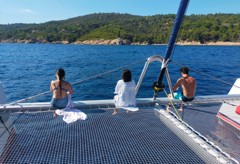 Activités team building les embiez catamaran